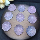 Rose quartz Nine-tailed Fox Gem Carving