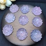 Rose quartz Nine-tailed Fox Gem Carving