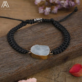 Amethyst Quartz Bracelet Women Boho Crystal Beads Friendship
