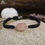 Amethyst Quartz Bracelet Women Boho Crystal Beads Friendship