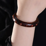 Rosewood Beads Couples Bracelet Wooden Rosary Ebony Bangle Jewelry