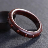 Rosewood Beads Couples Bracelet Wooden Rosary Ebony Bangle Jewelry