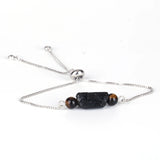 Rough Tourmaline Stone Bead Health Bracelet