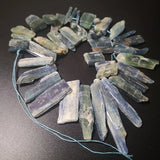 Natural Rough Kyanites Column Beads for Jewelry Making