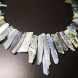 Natural Rough Kyanites Column Beads for Jewelry Making