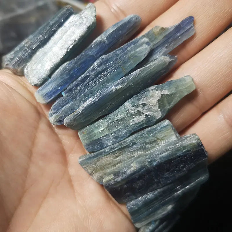 Natural Rough Kyanites Column Beads for Jewelry Making