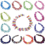 Titanium Coated Quartz Crystal Sticks 15'' Strand
