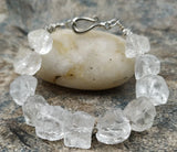 Rough Quartz Stone Beads Bracelet M0097