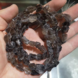 Smoky Quartz Stone Beads Loose Gravel Gemstone Spacer Beads for Jewelry Making