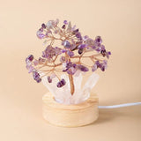 Citrine Crystal Gravel Rock Quartz Pillar Money Lucky Tree Craft