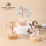Citrine Crystal Gravel Rock Quartz Pillar Money Lucky Tree Craft