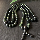 Tibetan Jade Medicine King Stone 108 Buddha Beads Bracelet