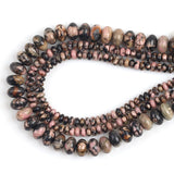 Natural Rhodonite Round Beads 4/6/8mm