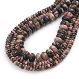 Natural Rhodonite Round Beads 4/6/8mm