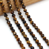 Round Tiger Eye Stone Beads Charm for Jewelry Making 8mm