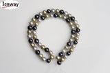 7-8mm Natural Round Freshwater Pearl Beads 15in DIY Jewelry Making