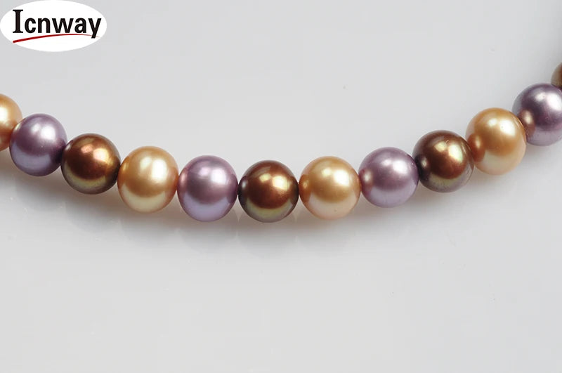7-8mm Freshwater Pearl Mix for Jewelry Making 15in