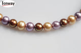 7-8mm Freshwater Pearl Mix for Jewelry Making 15in