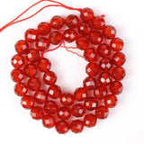 Natural Round Red Agate 64cut Carnelian Gemstone Loose Beads 4 6 8 10mm