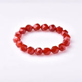 Natural Red Carnelian Bracelet Girls Yoga