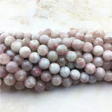 Rose Pink Sakura Beads 4-10mm Smooth Raw Cherry Blossom Quartz Stone Bead