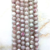 Rose Pink Sakura Beads 4-10mm Smooth Raw Cherry Blossom Quartz Stone Bead