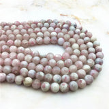 Rose Pink Sakura Beads 4-10mm Smooth Raw Cherry Blossom Quartz Stone Bead