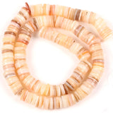 Round Shell Beads Mother Of Pearl Mix Loose Spacer Beads Rondelle