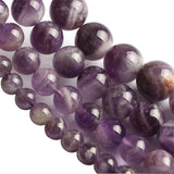 Round Purple Crystal Beads 15.5inch/strand DIY Bracelet
