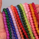 Green Jades Stone Beads Round Spacer 15'' 6 8 10mm