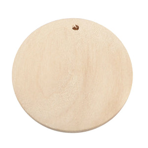 Round Wood Pendants For Jewelry Making 40mm Dia, 20 PCs