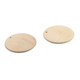 Round Wood Pendants For Jewelry Making 40mm Dia, 20 PCs