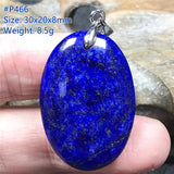 Royal Lapis Lazuli Silver Pendant Jewelry For Women Men