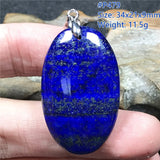 Royal Lapis Lazuli Silver Pendant Jewelry For Women Men