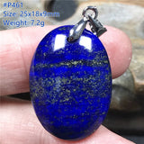 Royal Lapis Lazuli Silver Pendant Jewelry For Women Men