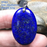 Royal Lapis Lazuli Silver Pendant Jewelry For Women Men