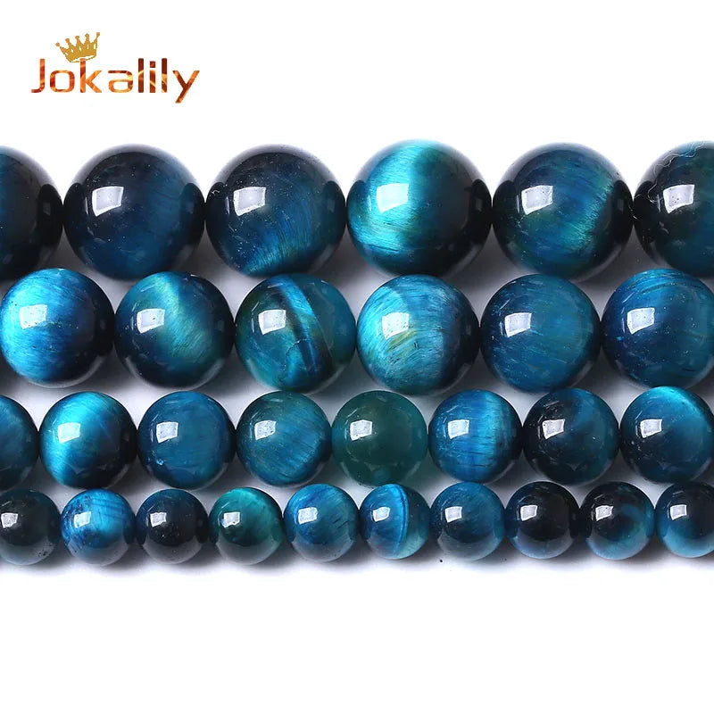Tiger Eye Stone Beads Round Loose Beads DIY Bracelet Necklace 4-14mm