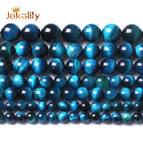 Tiger Eye Stone Beads Round Loose Beads DIY Bracelet Necklace 4-14mm