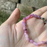Natural Ruby Bracelet GEM Beads Healing Red Stone Women Jewelry