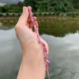 Natural Ruby Bracelet GEM Beads Healing Red Stone Women Jewelry
