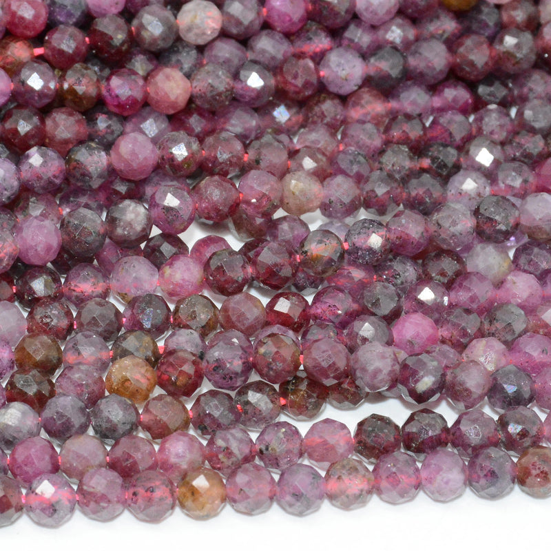 Natural Ruby Sri Lanka Round Beads 5mm