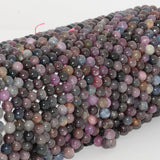 Natural Ruby Sapphire Round Beads 6mm
