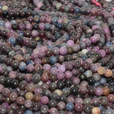 Natural Ruby Sapphire Round Beads 6mm