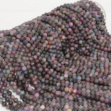 Natural Ruby Sapphire Round Beads 6mm