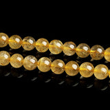 Rutilated Quartz Crystal Bracelet Healing Stone Jewelry DIY Accessory