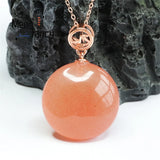 S925 Silver Yanyuan Agate Wushi Necklace Women Fine Jewelry