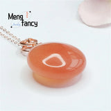 S925 Silver Yanyuan Agate Wushi Necklace Women Fine Jewelry