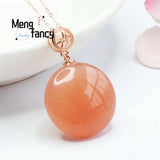S925 Silver Yanyuan Agate Wushi Necklace Women Fine Jewelry