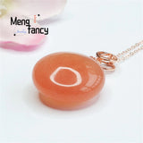 S925 Silver Yanyuan Agate Wushi Necklace Women Fine Jewelry