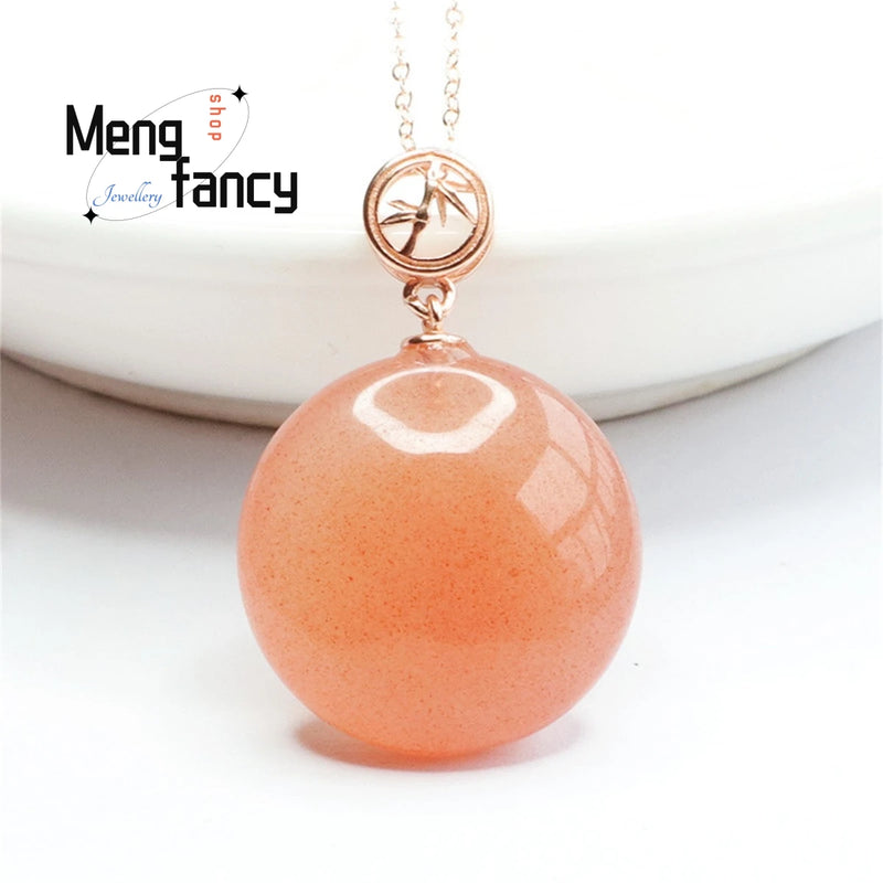 S925 Silver Yanyuan Agate Wushi Necklace Women Fine Jewelry